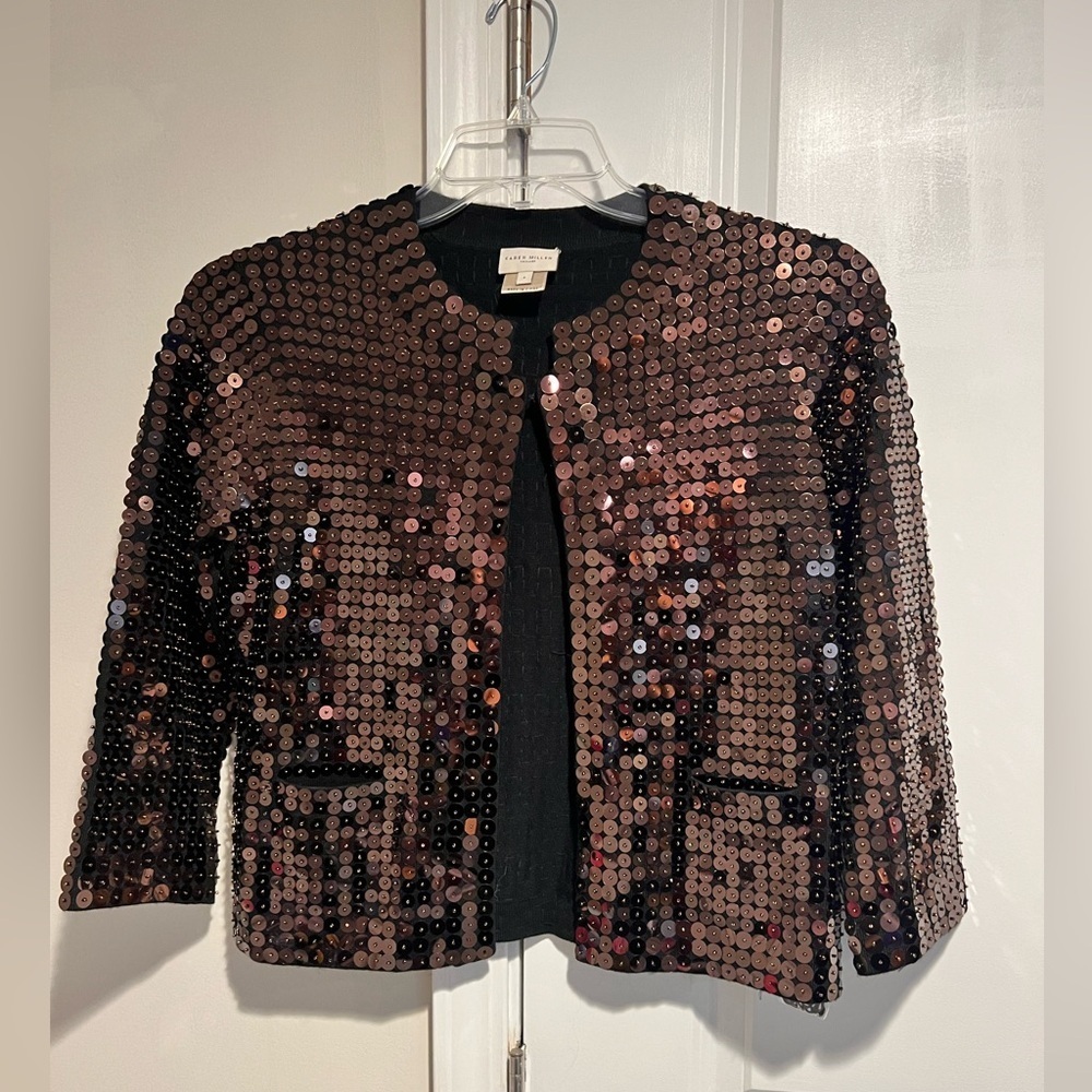 NWOT Brand new Karen Millen sequin cardigan